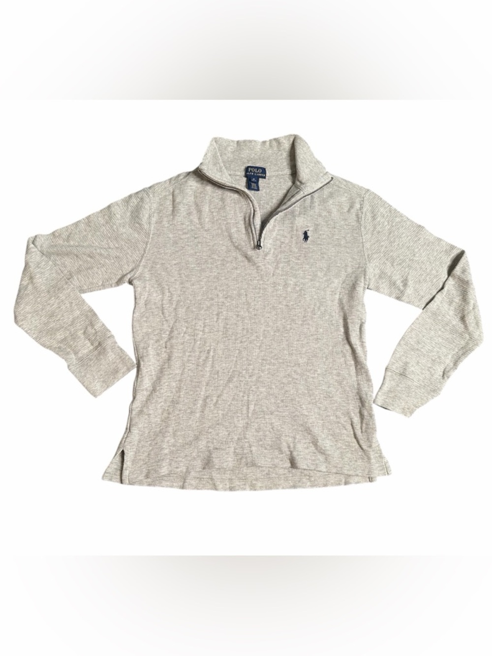 Polo by Ralph Lauren Heather Gray Quarter-Zip Pullover